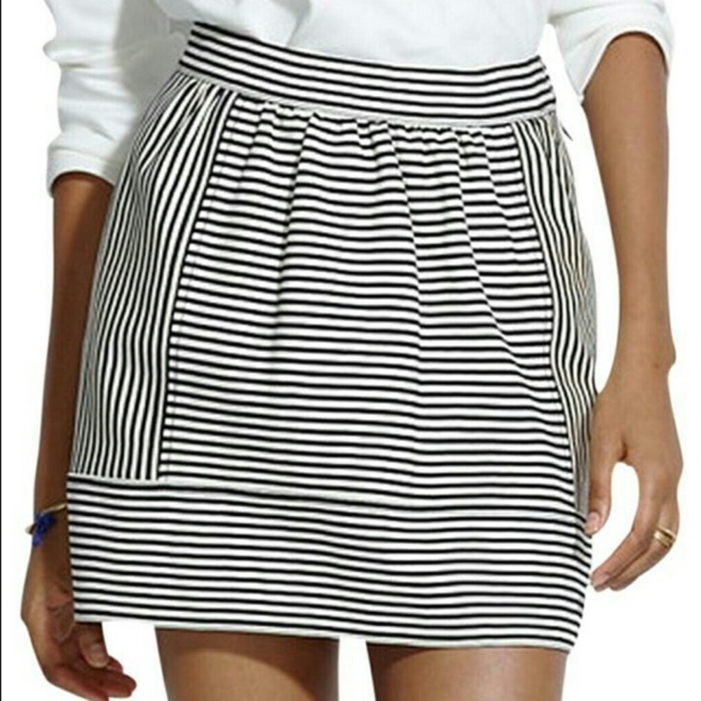 Madewell Striped Skirt